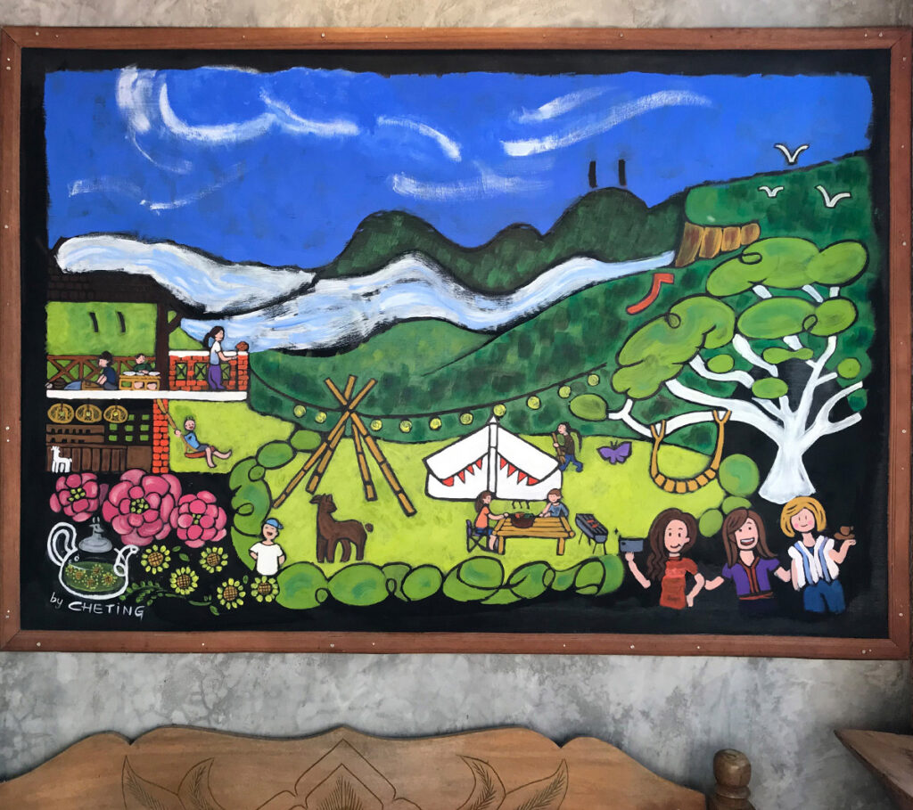 Ashi Guesthouse Wall Mural