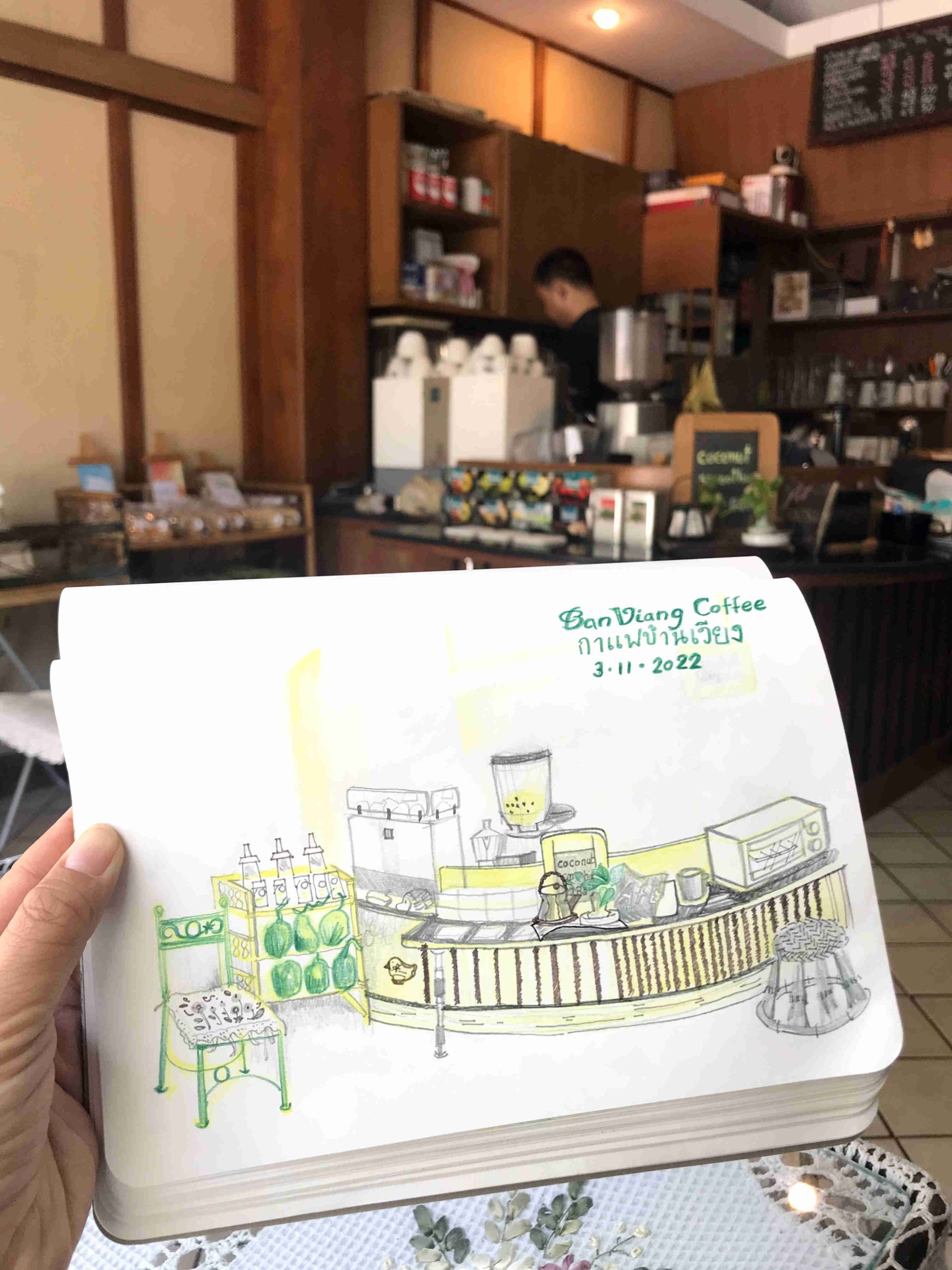 Family Trip in Northern Thailand -Ban Viang Coffee