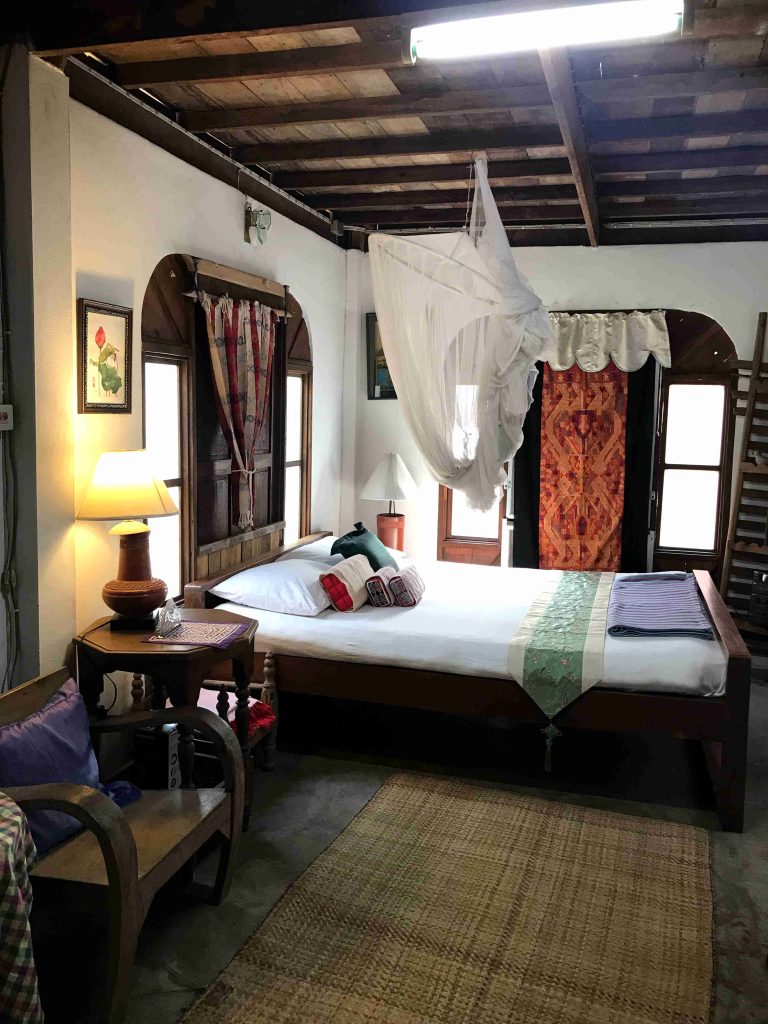 Family Trip in Northern Thailand -Traditional Thai wooden House