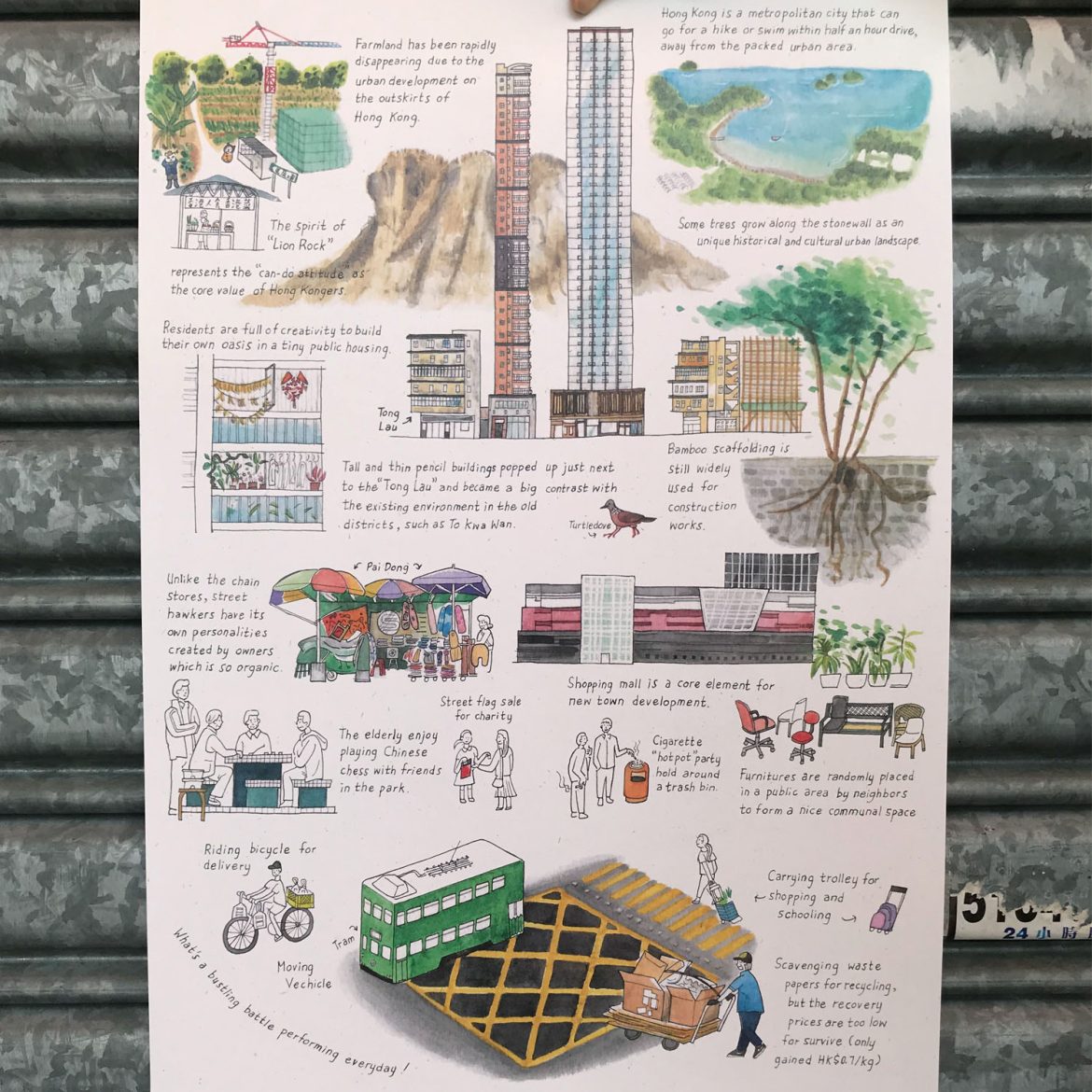 On my way to make zine - Hong Kong