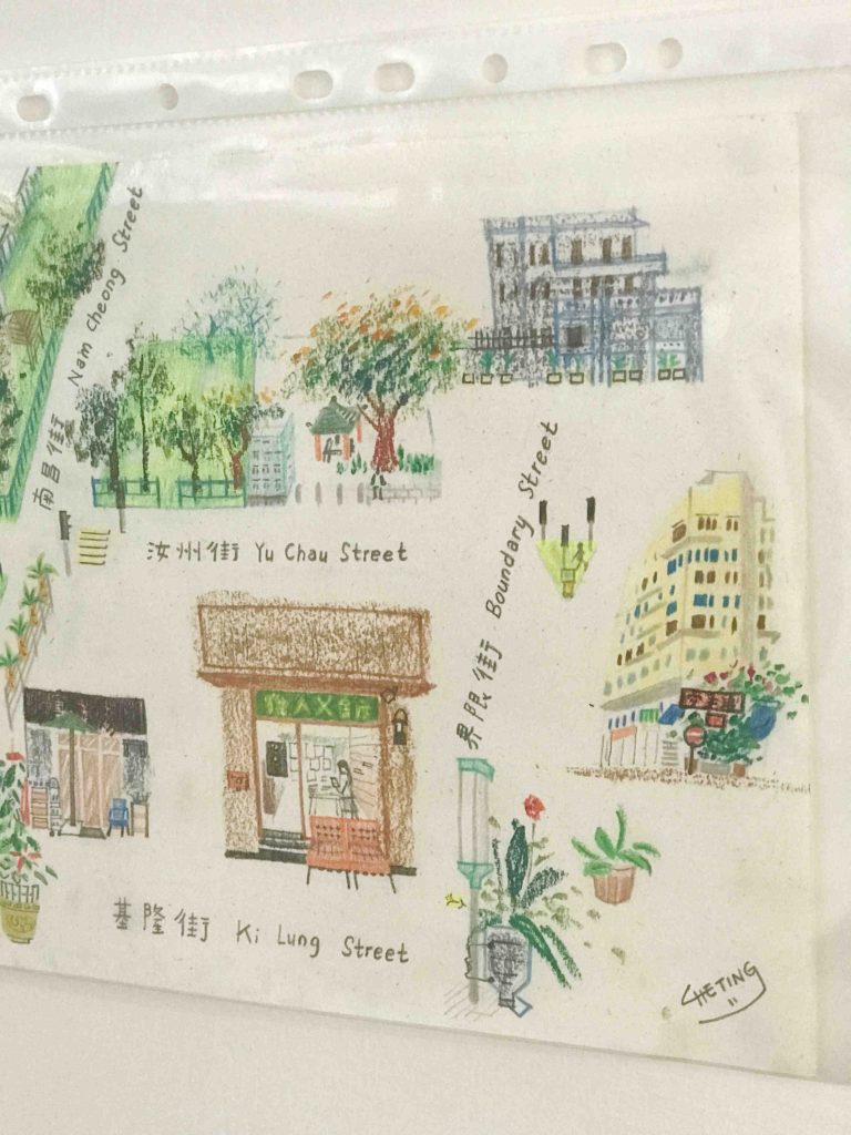 greenery - sham shui po map close up