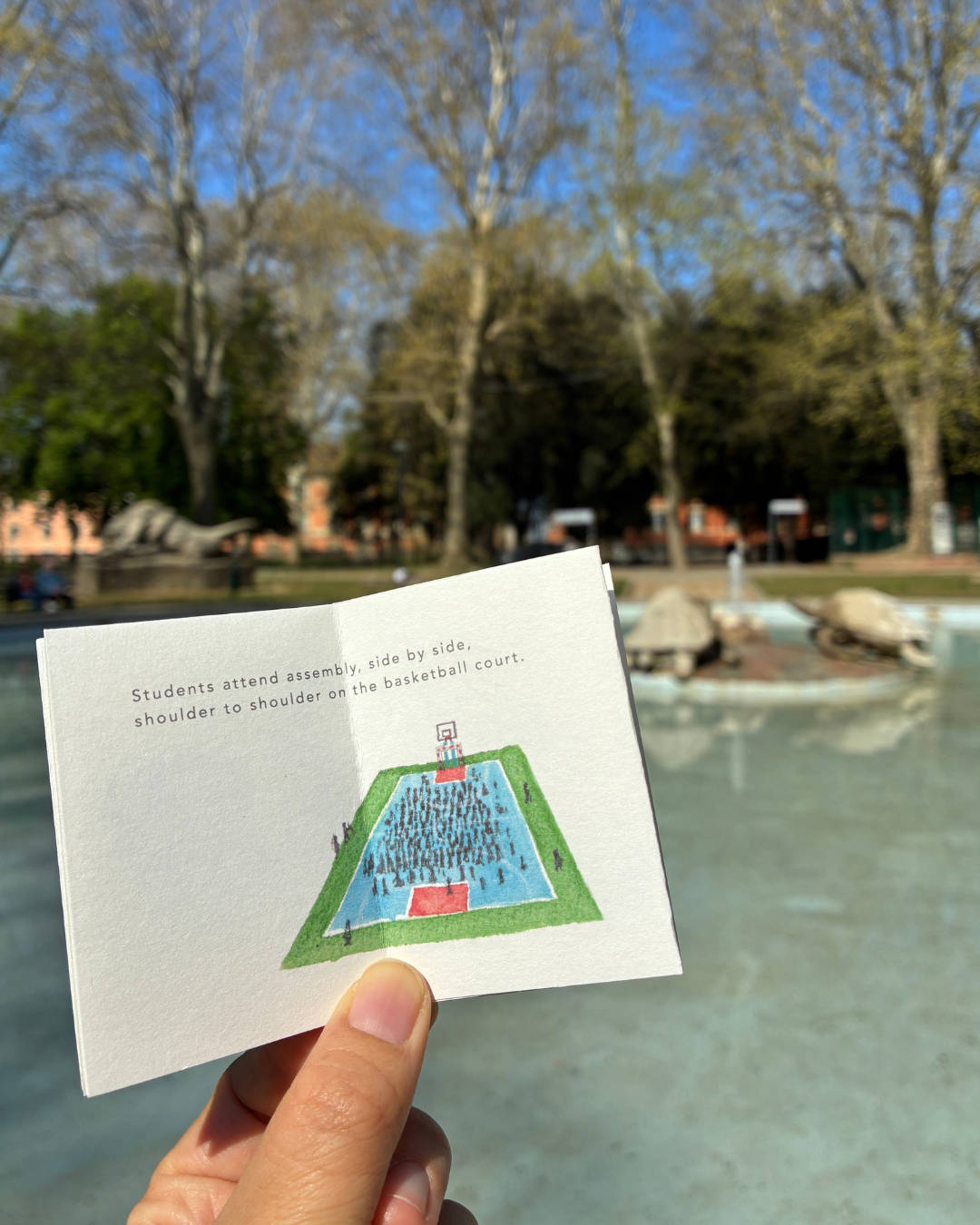 In a Small Small City_basketball court